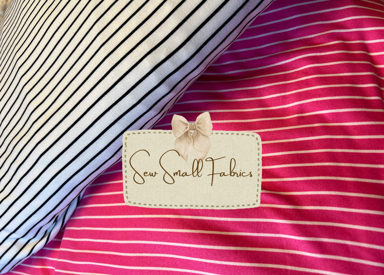 Black/White Striped