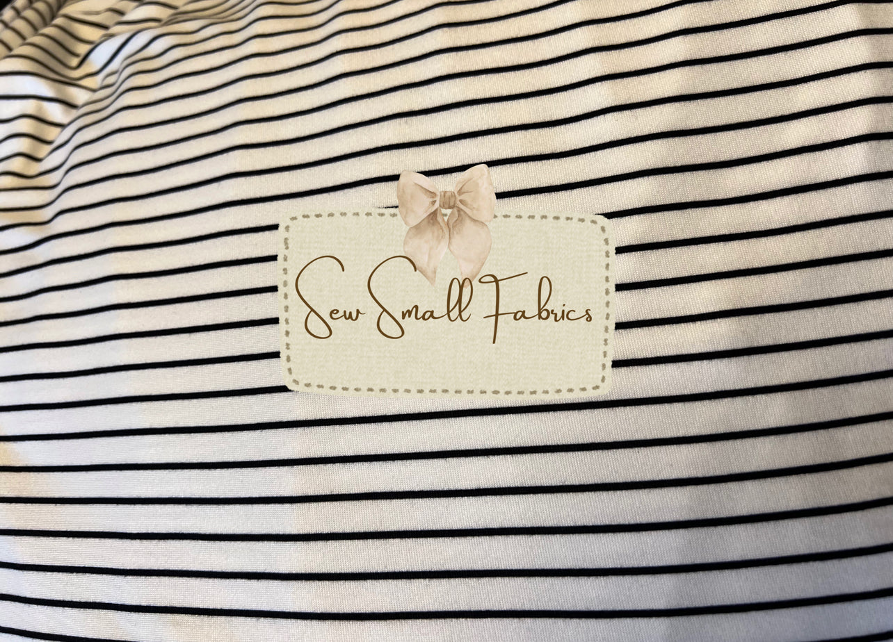 Black/White Striped