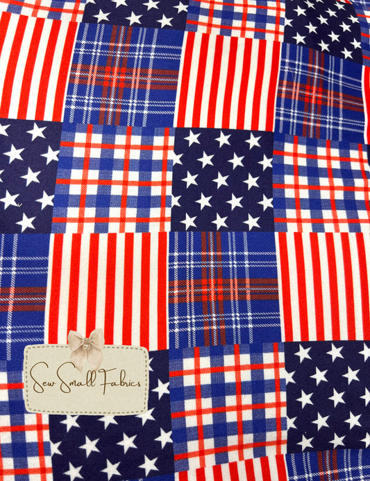 MISS AMERICANA PRINTED ON SOFT POLYESTER SPANDEX