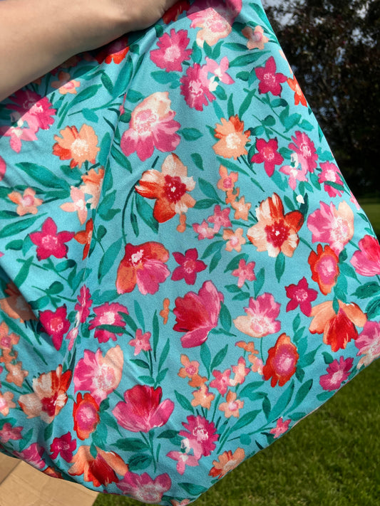 Autumn Floral DBP Aqua